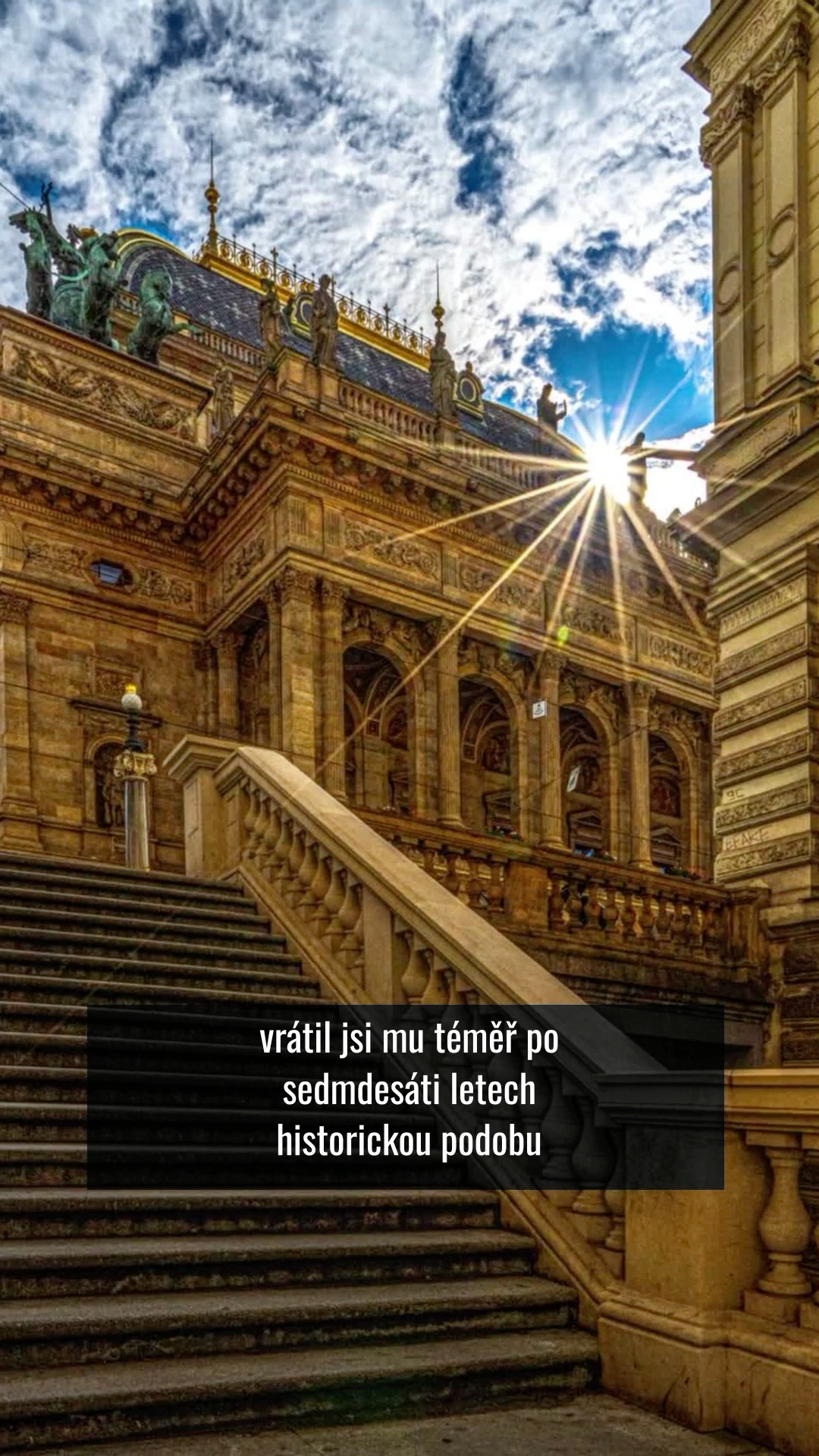 Z Divadelní na Národní kratší cestou.